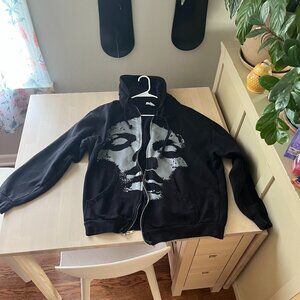 Converge Jane Doe Run On Girl zip up hoodie / XL